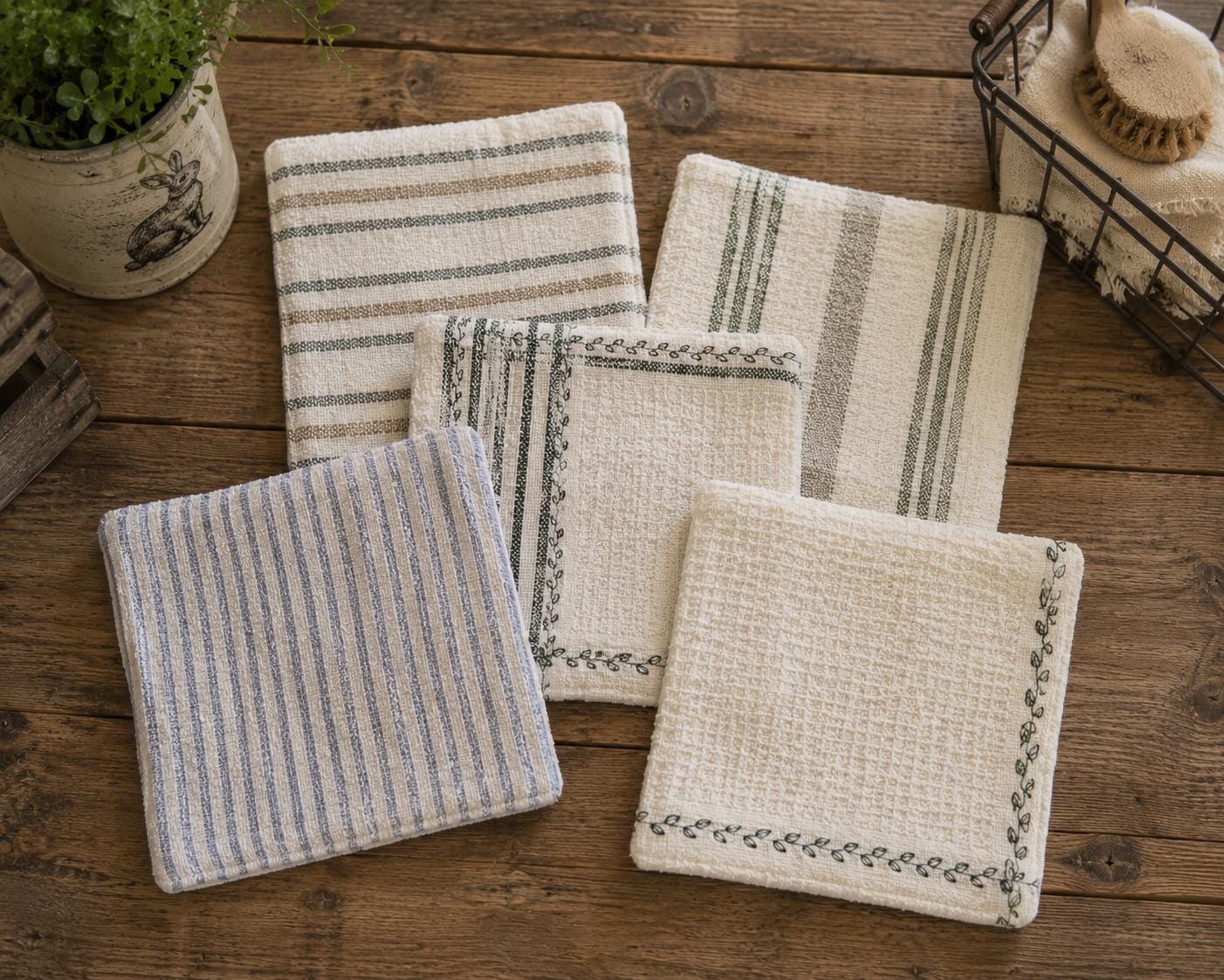Upcycled Cotton Kitchen Cloths