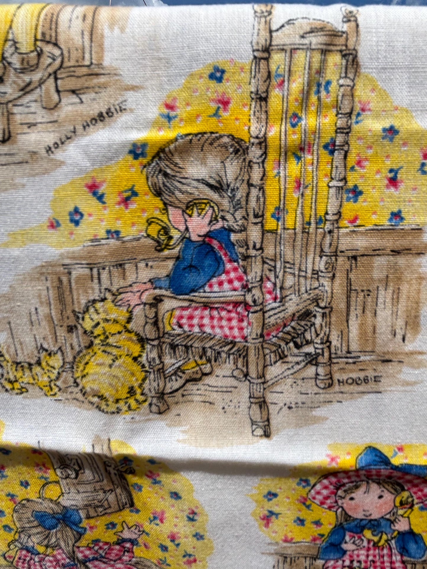 Vintage Holly Hobbie Fabric – Cottagecore Cotton Fabric