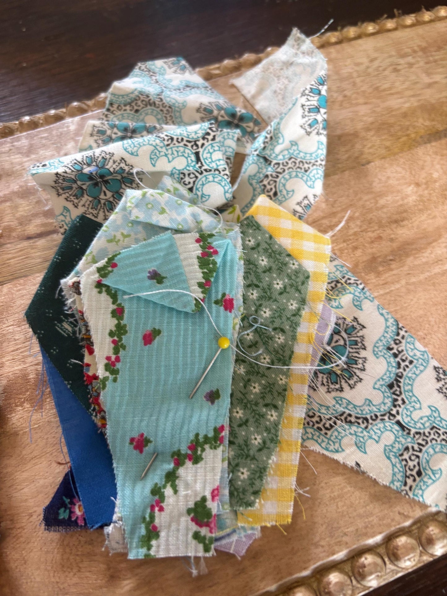 Vintage Quilt Fabric Blocks – 1920s-1940s Authentic Cotton Textiles