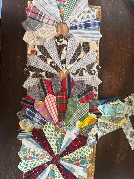 Vintage Quilt Fabric Blocks – 1920s-1940s Authentic Cotton Textiles