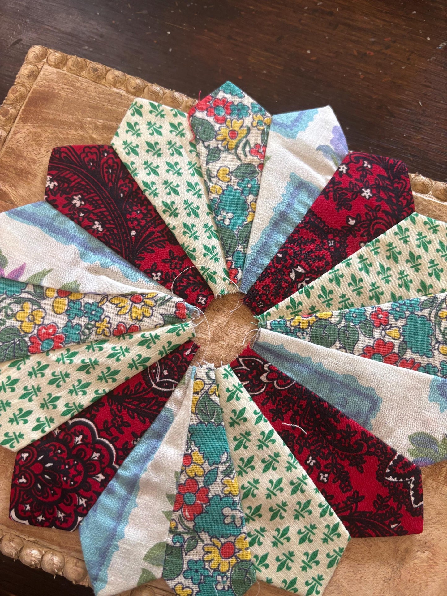 Vintage Quilt Fabric Blocks – 1920s-1940s Authentic Cotton Textiles