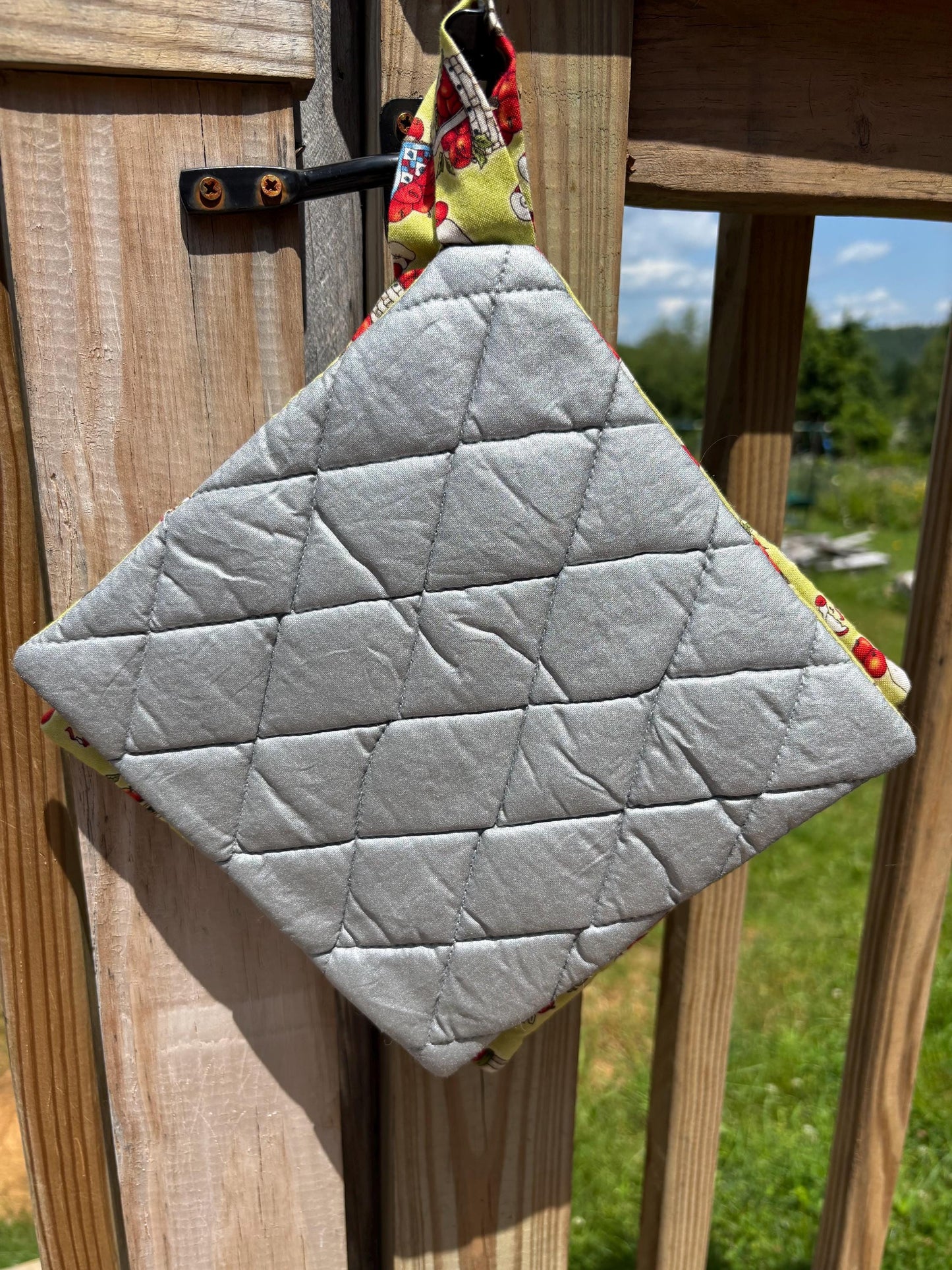 Handmade Pot Holder Sets | Farmhouse Kitchen Decor | Insulated with Mook Fabrics Heat-Tex®