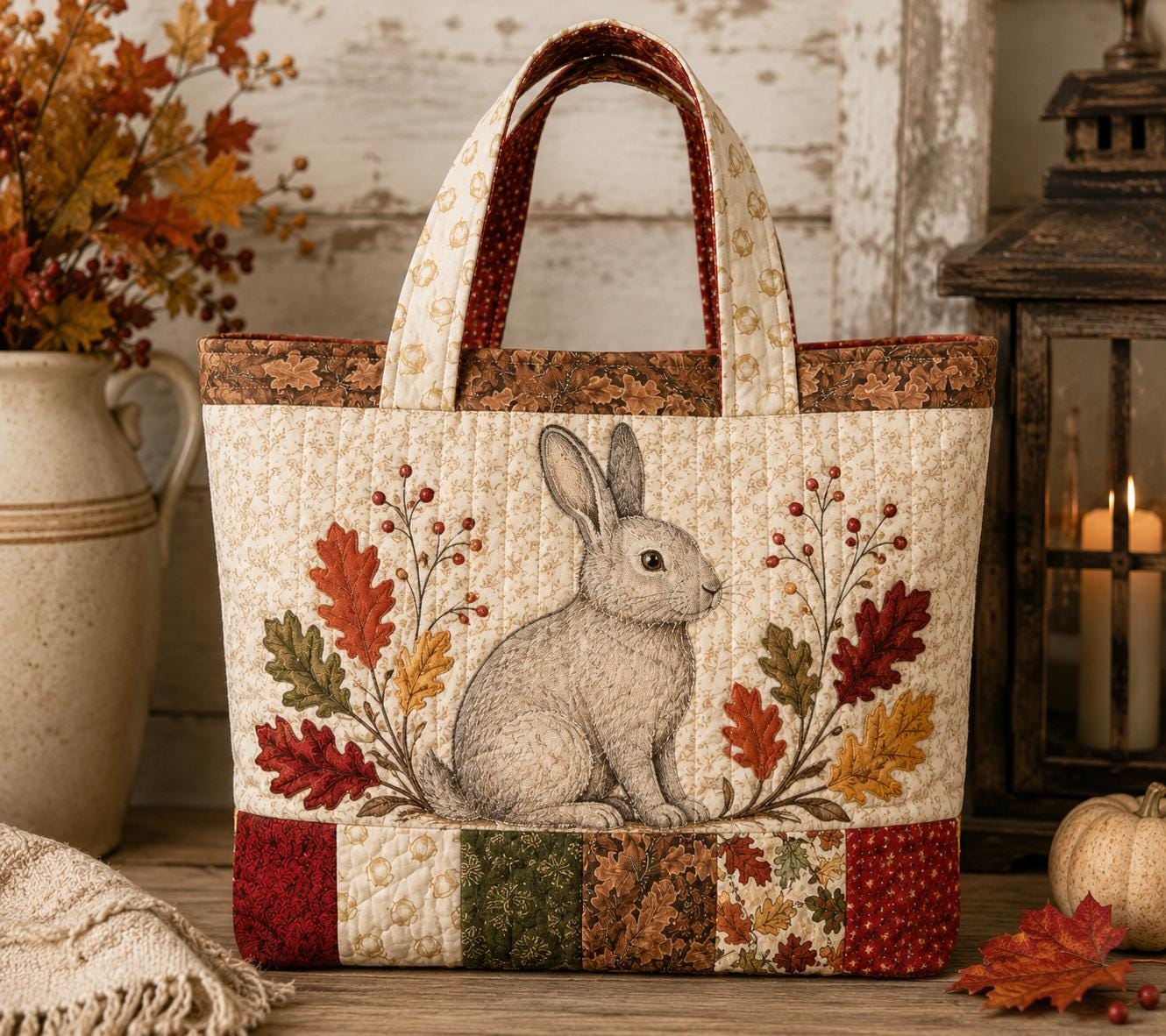 Autumn at Windy Acres Fabric Bundle | 6.5” Autumn Project Squares | 42 Piece Cotton Quilt Fabric Pack | Hearth & Hare