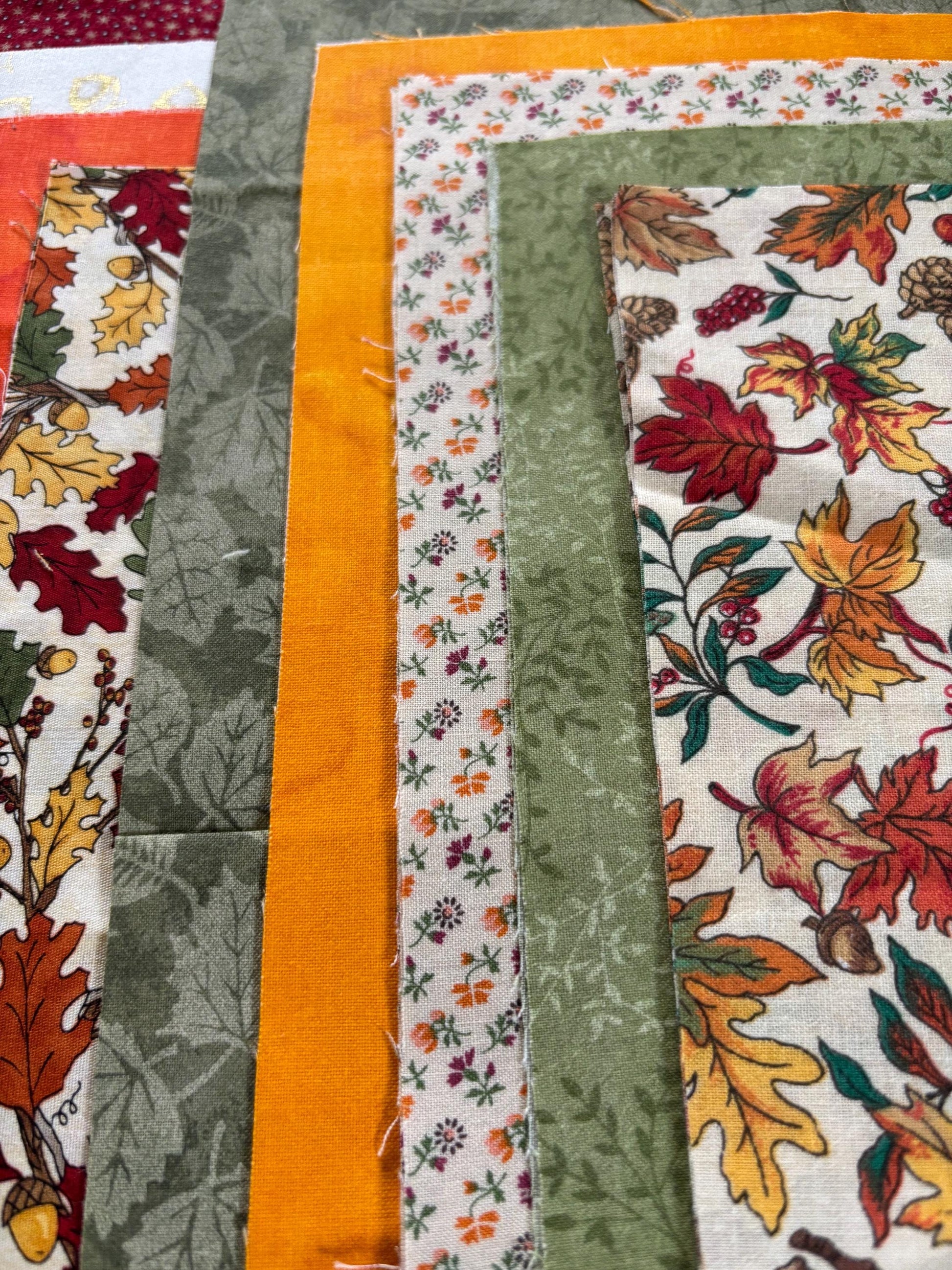 Limited Edition Autumn Layer Cake | 42 Curated 10.5” Fabric Squares | Vintage and Out-of-Print Fabrics | Hearth & Hare Studio
