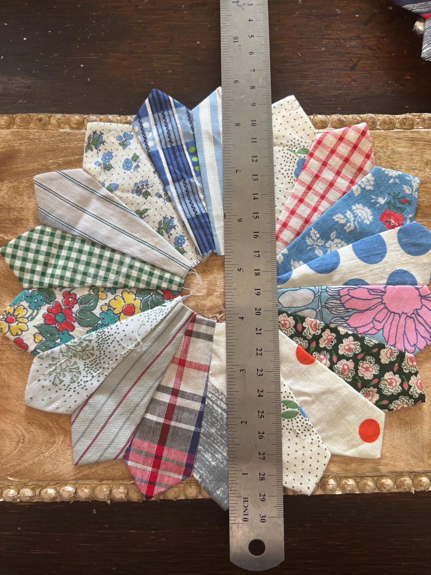 Vintage Quilt Fabric Blocks – 1920s-1940s Authentic Cotton Textiles